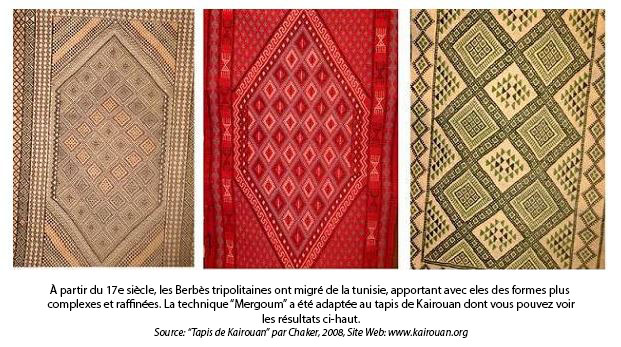 Tapis Mergoum tunisiens